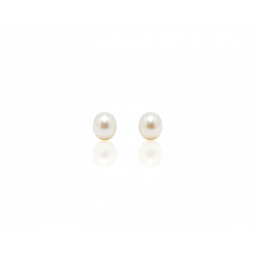 Brinco perola fixo 4mm